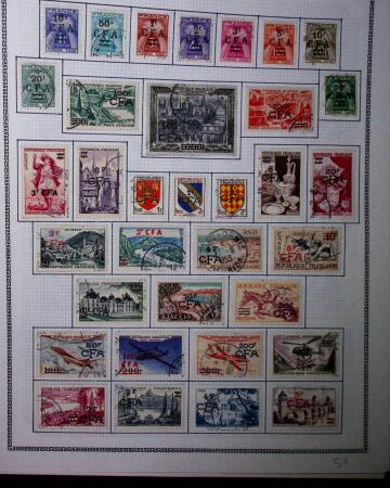 CFA Collection sur page, quasi complète en Poste +