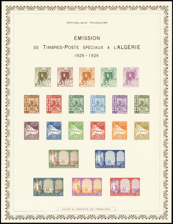 N° 34 à 57 Série en épreuve collective (sauf 40