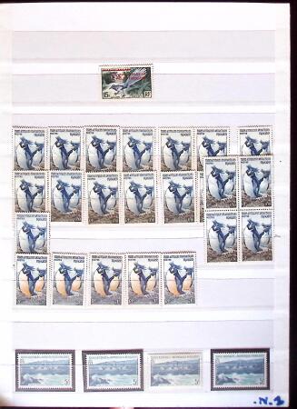 1892-2000 Petit stock de TAAF ** et divers timbres