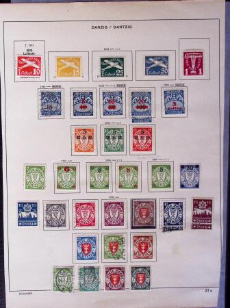 Collection surtout de timbres neufs de DANTZIG, plus