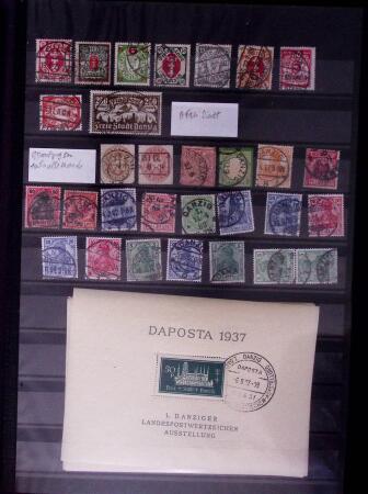 Collection surtout de timbres neufs de DANTZIG, plus