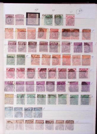 1841-80, Selection of classics on pages, range of cancellations, platings etc.