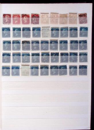 1841-80, Selection of classics on pages, range of cancellations, platings etc.