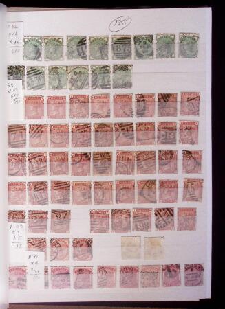 1841-80, Selection of classics on pages, range of cancellations, platings etc.