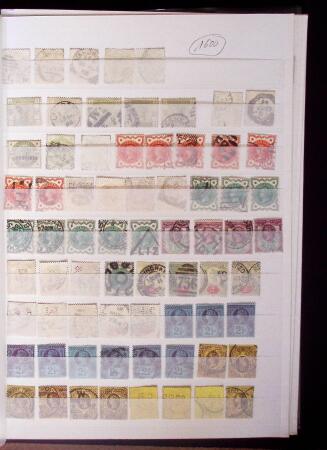 1841-80, Selection of classics on pages, range of cancellations, platings etc.