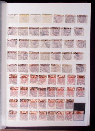 1841-80, Selection of classics on pages, range of cancellations, platings etc.