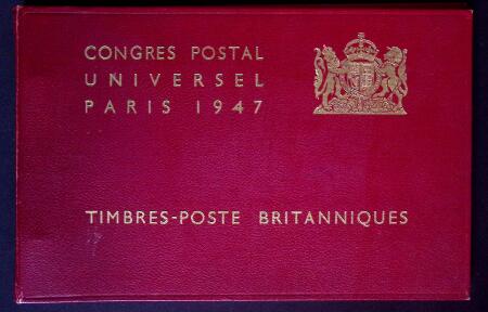 1947 Congrès de l'Union Postale Universelle : ouvrage