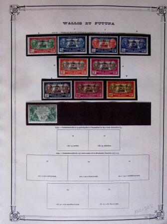 1920-78 Collection de neufs ** sur grandes pages Yvert