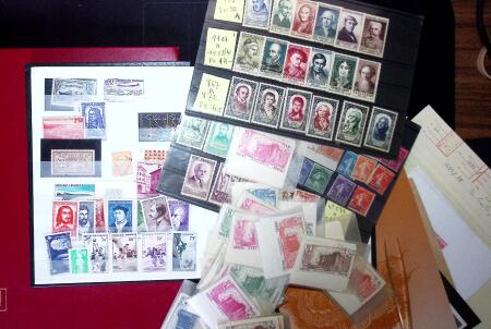 1849-1989 Lot de timbres avec classique de France dont