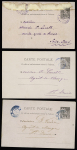 27 entiers postaux (15 Alphée Dubois + 12 type Gro