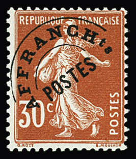 N° 58 30c. rouge, neuf sans trace de charnière. TB