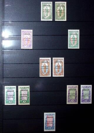 Collection de neuf sans charnière entre le n° 8 et