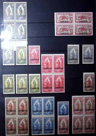 Collection de neuf sans charnière entre le n° 8 et