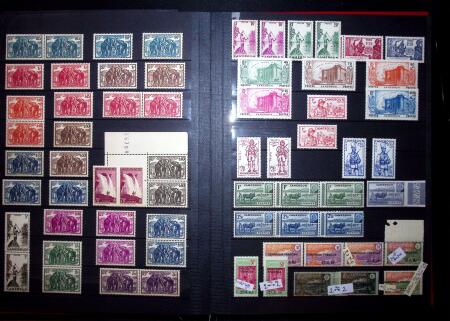 Collection de neuf sans charnière entre le n° 8 et