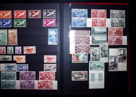 Collection de neuf sans charnière entre le n° 8 et