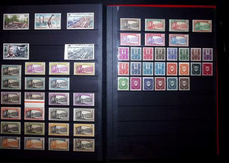 Collection de neuf sans charnière entre le n° 8 et