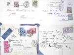 1846-1940 19 plis divers, surtout du 20ème siècle, la plupart avec timbre-taxe. TB