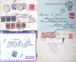 1846-1940 19 plis divers, surtout du 20ème siècle, la plupart avec timbre-taxe. TB