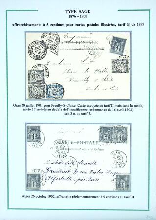 Superbe collection d'exposition des Type Sage utilisés