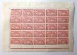 N° 119 40c Merson en panneau complet de 25 timbres,