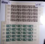 POSTE AERIENNE n° 24 à 27 la série en4 feuilles