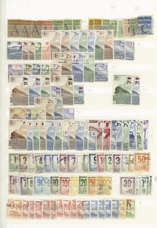 Collection de COLIS POSTAUX, qq doubles, un peu de