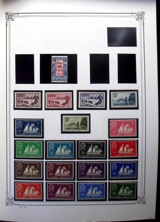 1938-2000, Collection principalement neuve en deux