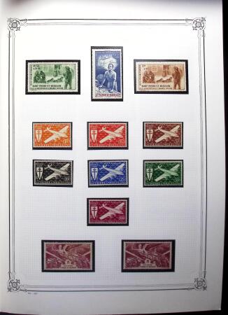 1938-2000, Collection principalement neuve en deux