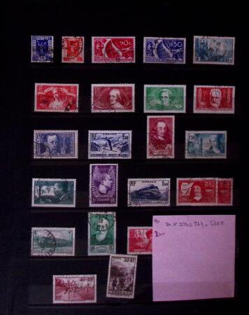 1849-1994 Collection de neufs et d'obl. en 2 classeurs,