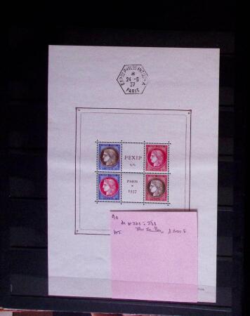 1849-1994 Collection de neufs et d'obl. en 2 classeurs,