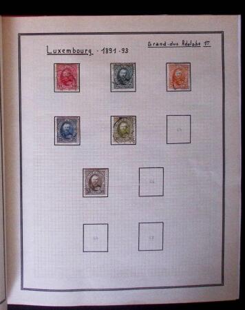 1882-2007 Collection de Luxembourg en 2 albums, neufs
