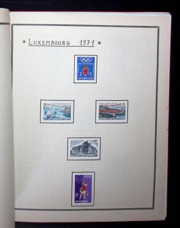 1882-2007 Collection de Luxembourg en 2 albums, neufs