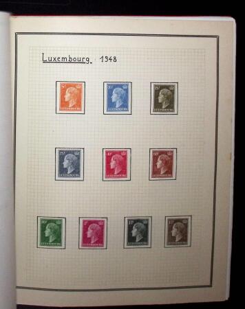 1882-2007 Collection de Luxembourg en 2 albums, neufs