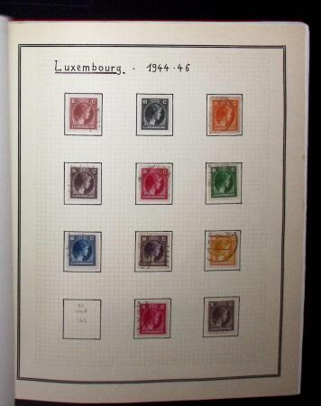 1882-2007 Collection de Luxembourg en 2 albums, neufs