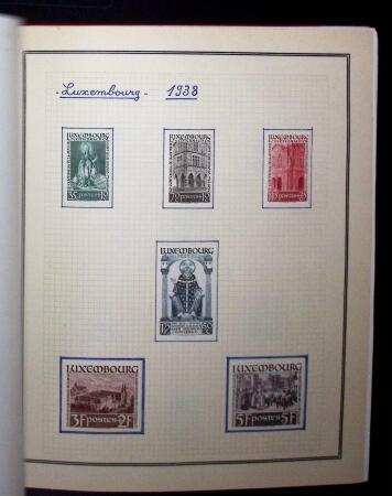 1882-2007 Collection de Luxembourg en 2 albums, neufs