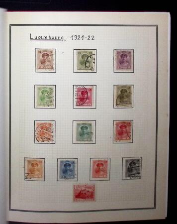 1882-2007 Collection de Luxembourg en 2 albums, neufs