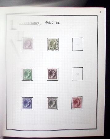 1882-2007 Collection de Luxembourg en 2 albums, neufs