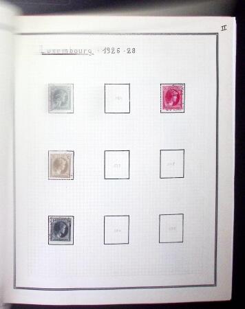 1882-2007 Collection de Luxembourg en 2 albums, neufs
