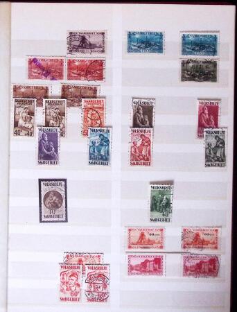 1920-55 Collection de neufs et oblitérés en 1 classeur