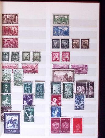 1920-55 Collection de neufs et oblitérés en 1 classeur