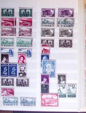 1920-55 Collection de neufs et oblitérés en 1 classeur
