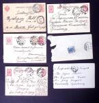 1911-1920 Small group of covers from RUSSIA & POLAND