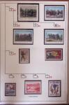 1939-1945 Collection sur les vignettes de la mobilisation dit "timbres pour soldats", superbement présentée en 4 albums avec une grande variété d'unités militaires, TTB