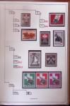 1939-1945 Collection sur les vignettes de la mobilisation dit "timbres pour soldats", superbement présentée en 4 albums avec une grande variété d'unités militaires, TTB