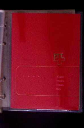 1989-2001 Années complètes neuves en livrets de la Poste suisse, pour faciale