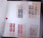 1900-59 Collections de blocs de 4 coins-datés ou