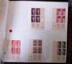 1900-59 Collections de blocs de 4 coins-datés ou
