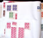 1900-59 Collections de blocs de 4 coins-datés ou