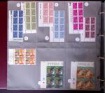 1960-2019 Collection en 3 classeurs de blocs de 4 avec