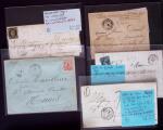 1850-1960 Très intéressant lot de lettre avec cursive